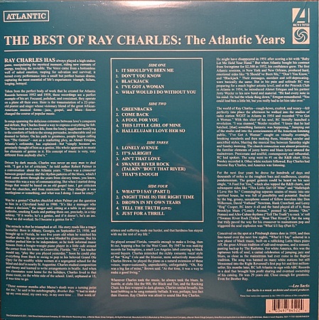    Ray Charles - The Best Of Ray Charles: The Atlantic Years (2LP)         