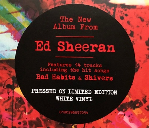    Ed Sheeran - = (Equals) (LP) White         