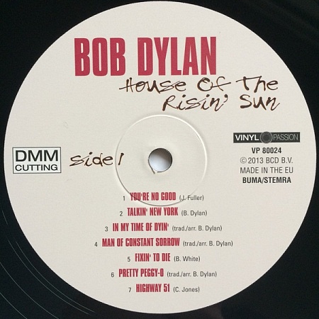    Bob Dylan - House Of The Rising Sun (LP)         