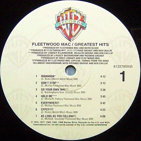    Fleetwood Mac - Greatest Hits (LP)      