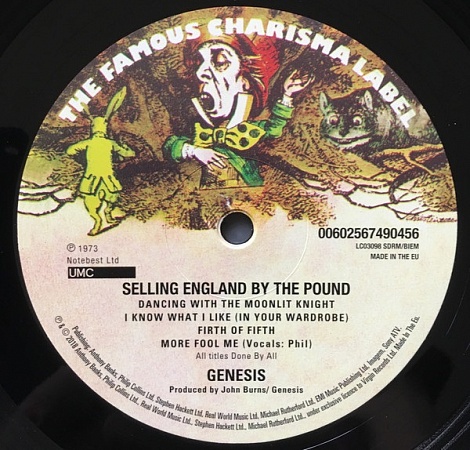 картинка Пластинка виниловая Genesis - Selling England By The Pound (LP) магазин являющийся официальным дистрибьютором в России