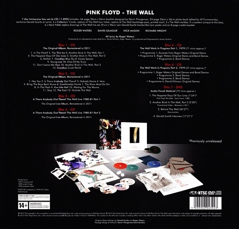  CD  Pink Floyd - The Wall (Immersion Edition)      
