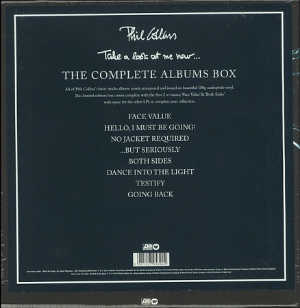    Phil Collins  Take A Look At Me Now... (The Complete Albums Box)  (3 LP)         
