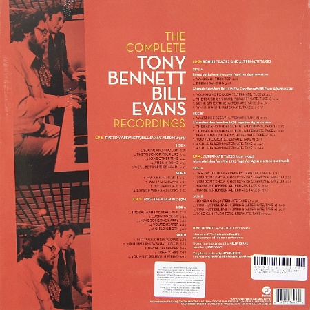 картинка Пластинка виниловая TONY BENNETT, BILL EVANS - THE COMPLETE RECORDS (4 LP BOX) магазин являющийся официальным дистрибьютором в России