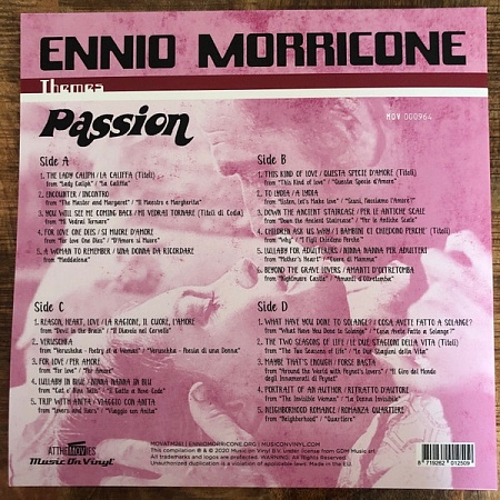    Ennio Morricone - Passion (2LP)         