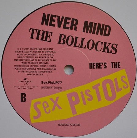    Sex Pistols - Never Mind The Bollocks, Here's The Sex Pistols (LP)      