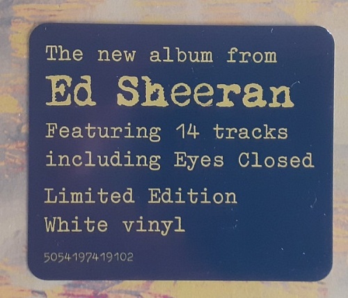   Ed Sheeran - - (Subtract) (LP)         