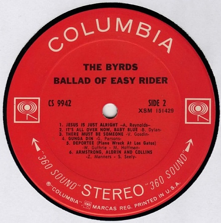    The Byrds - Ballad Of Easy Rider (LP)         