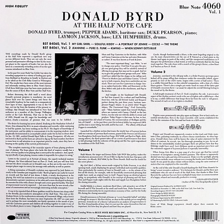    Donald Byrd - At The Half Note Cafe Volume 1 (LP)         