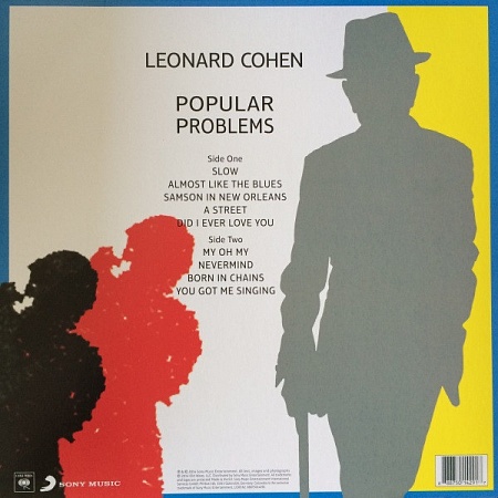 картинка Пластинка виниловая Leonard Cohen - Popular Problems (LP) магазин являющийся официальным дистрибьютором в России