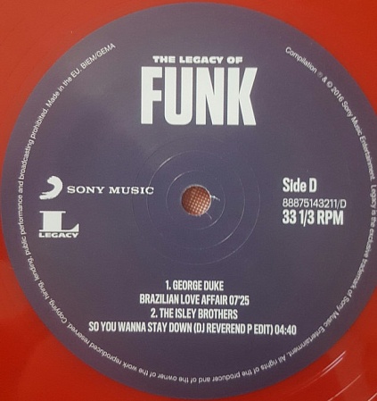    Various - The Legacy Of Funk (2 LP)         