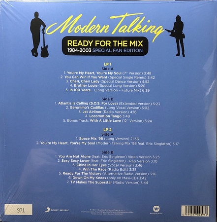    Modern Talking - Ready For The Mix 1984-2003 Special Fan Edition (2LP)         