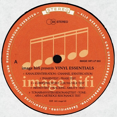    VA  Vinyl Essentials - The Ultimate Pickup Test Record         