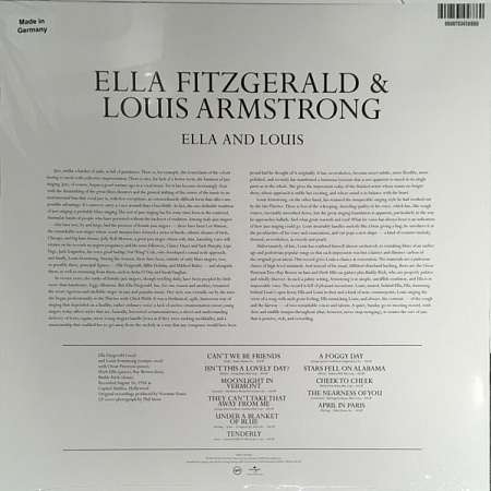    Ella Fitzgerald & Louis Armstrong - Ella And Louis (LP)         