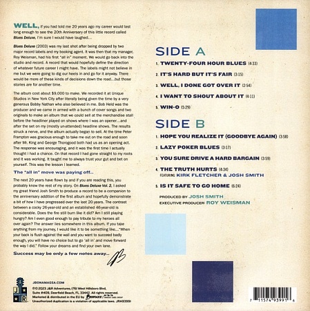    Joe Bonamassa - Blues Deluxe Vol. 2 (LP)         