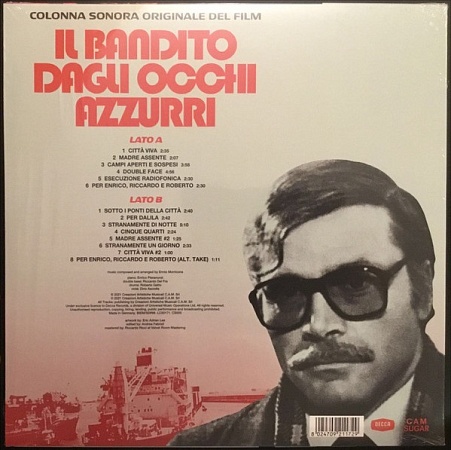    Ennio Morricone - (Colonna Sonora Originale Del Film) Il Bandito Dagli Occhi Azzurri (LP)         