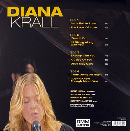 картинка Пластинка виниловая Diana Krall - Doing All Right. In Concert (2 LP) магазин являющийся официальным дистрибьютором в России