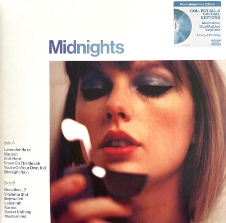    Taylor Swift - Midnights (LP) Moonstone Blue Marbled Vinyl         