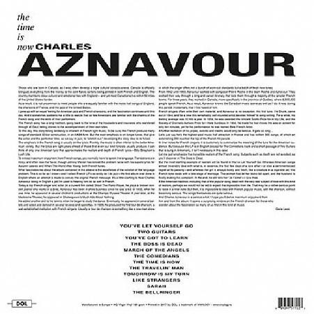    Charles Aznavour - The Time Is Now (LP)         
