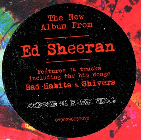    Ed Sheeran - = (Equals) (LP) Black         