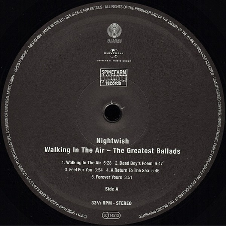    Nightwish  Walking In The Air (The Greatest Ballads) (LP)         