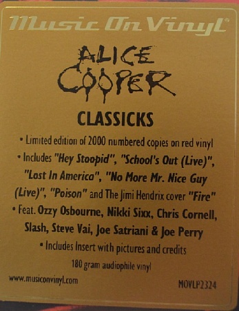    Alice Cooper  Classicks (2LP)         