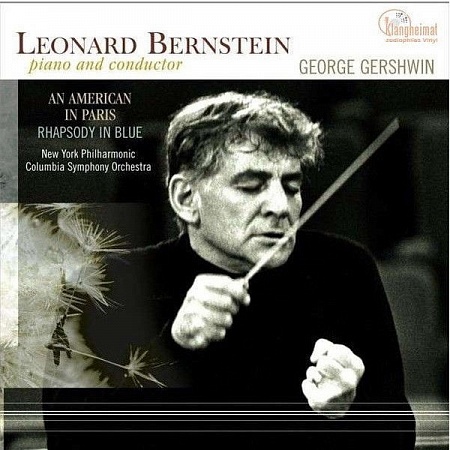    Leonard Bernstein, George Gershwin, New York Philharmonic, Columbia Symphony Orchestra  Piano And Conductor: An American In Paris / Rhapsody In Blue (LP)         