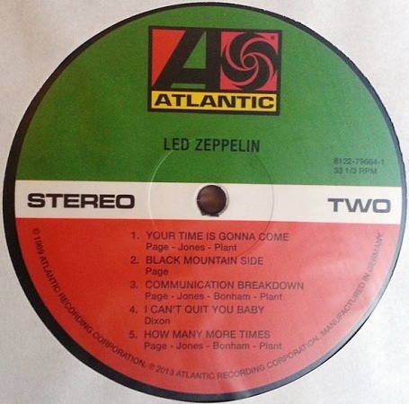 картинка Пластинка виниловая Led Zeppelin – Led Zeppelin (LP) магазин являющийся официальным дистрибьютором в России