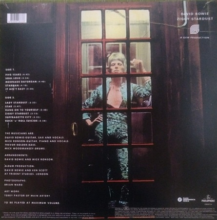    David Bowie - The Rise And Fall Of Ziggy Stardust And The Spiders From Mars (LP)         