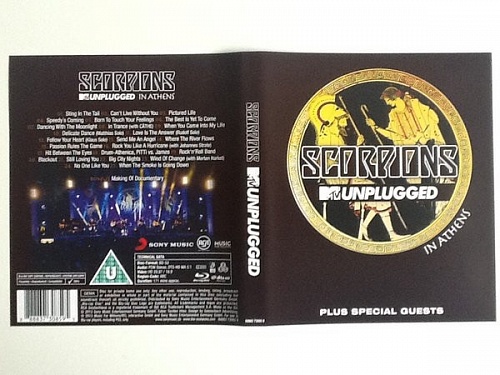  Blu Ray Scorpions  MTV Unplugged In Athens         