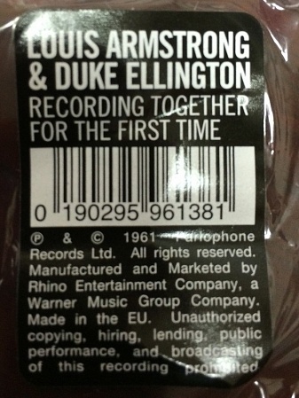    Louis Armstrong And Duke Ellington - Recording Together For The First Time (LP)         