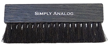 картинка Щетка для виниловых пластинок Simply Analog Vinyl Record Brush черный дуб от магазина