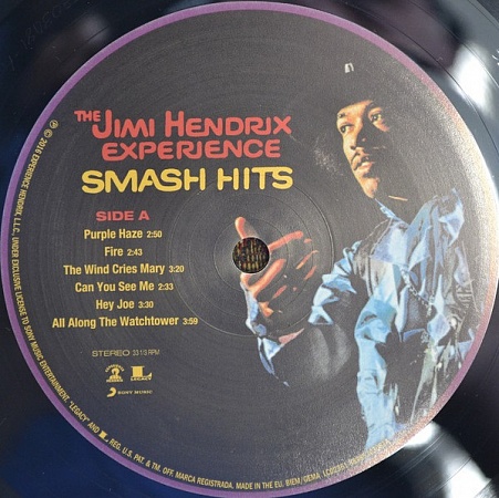 картинка Пластинка виниловая The Jimi Hendrix Experience – Smash Hits (2LP) магазин являющийся официальным дистрибьютором в России