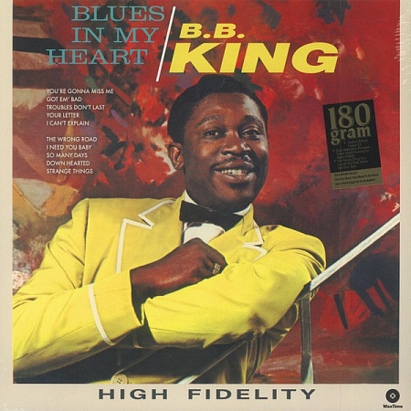 картинка Пластинка виниловая B.B.King - Blues in My Heart (LP) магазин являющийся официальным дистрибьютором в России