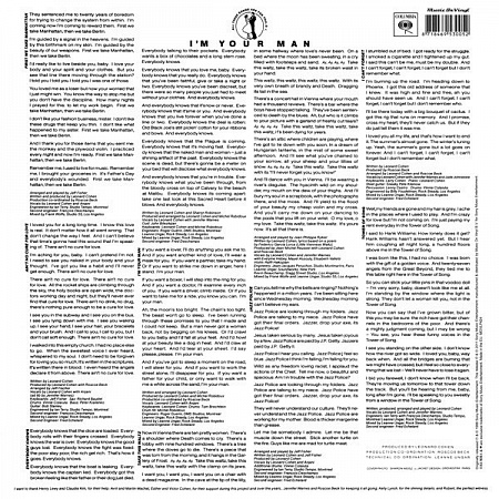 картинка Пластинка виниловая Leonard Cohen - I'm Your Man (LP) магазин являющийся официальным дистрибьютором в России