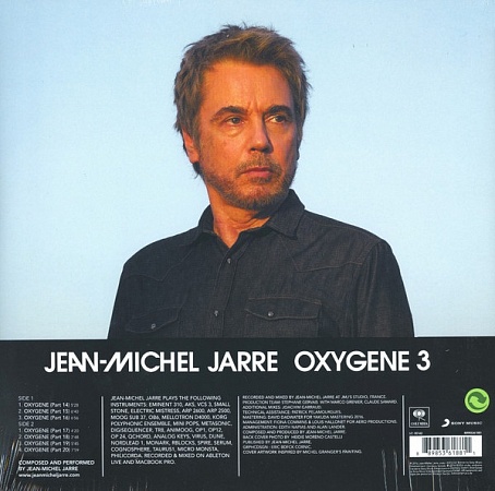картинка Пластинка виниловая Jean Michel Jarre - Oxygene 3  (LP) магазин являющийся официальным дистрибьютором в России