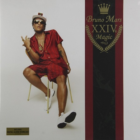 картинка Пластинка виниловая Bruno Mars - XXIVK Magic (LP) магазин являющийся официальным дистрибьютором в России