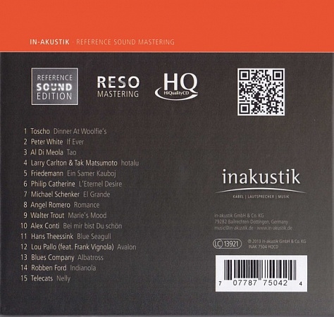 картинка CD диск In-Akustik Various – Great Guitar Tunes магазин являющийся официальным дистрибьютором в России