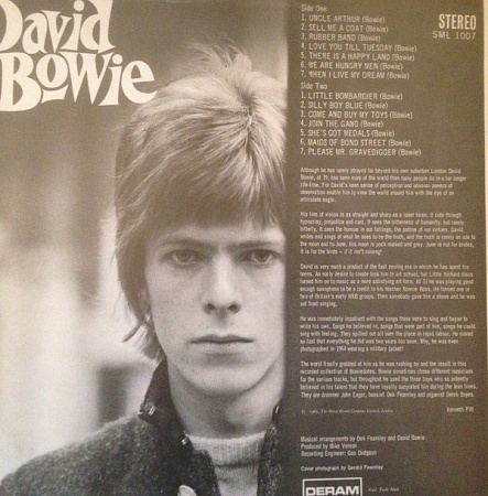 картинка Пластинка виниловая David Bowie - David Bowie (2LP) магазин являющийся официальным дистрибьютором в России