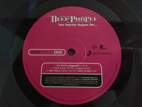 картинка Пластинка виниловая Deep Purple - The Battle Rages On... (LP) магазин являющийся официальным дистрибьютором в России