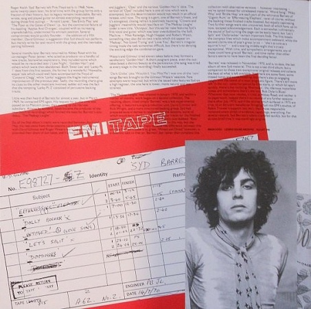 картинка Пластинка виниловая Syd Barrett - Opel (1LP) магазин являющийся официальным дистрибьютором в России