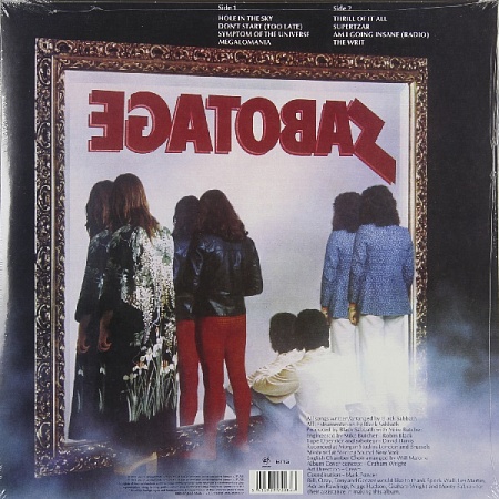 картинка Пластинка виниловая Black Sabbath - Sabotage (LP) магазин являющийся официальным дистрибьютором в России