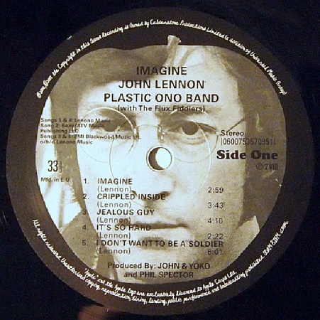 картинка Пластинка виниловая John Lennon - Imagine (LP) магазин являющийся официальным дистрибьютором в России