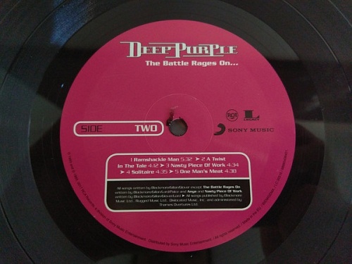 картинка Пластинка виниловая Deep Purple - The Battle Rages On... (LP) магазин являющийся официальным дистрибьютором в России