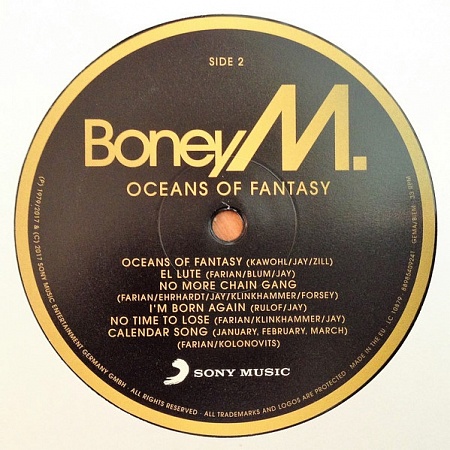 картинка Пластинка виниловая Boney M. - Oceans Of Fantasy (LP) магазин являющийся официальным дистрибьютором в России