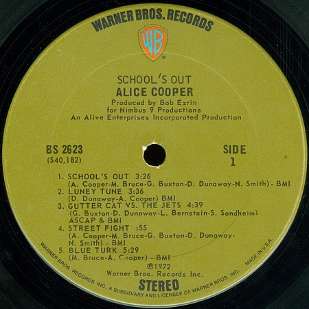 картинка Пластинка виниловая Alice Cooper - School'S Out (LP) магазин являющийся официальным дистрибьютором в России