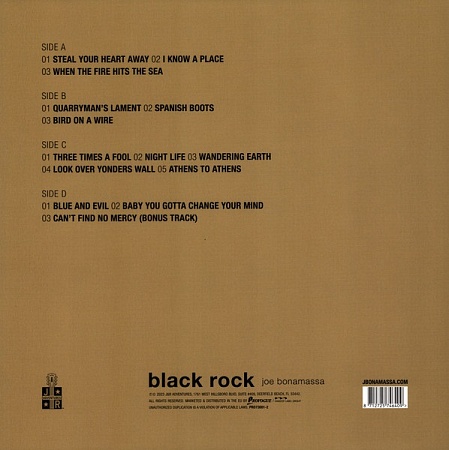    Joe Bonamassa - Black Rock (LP) Gold         