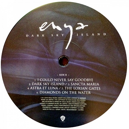 картинка Пластинка виниловая ENYA - Dark sky island (LP) магазин являющийся официальным дистрибьютором в России