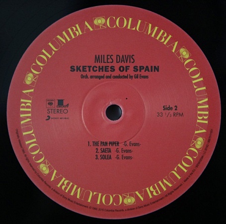 картинка Пластинка виниловая Miles Davis - Sketches Of Spain (LP) магазин являющийся официальным дистрибьютором в России