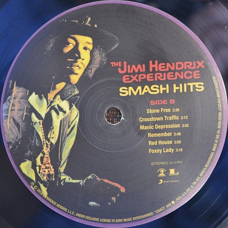 картинка Пластинка виниловая The Jimi Hendrix Experience – Smash Hits (2LP) магазин являющийся официальным дистрибьютором в России